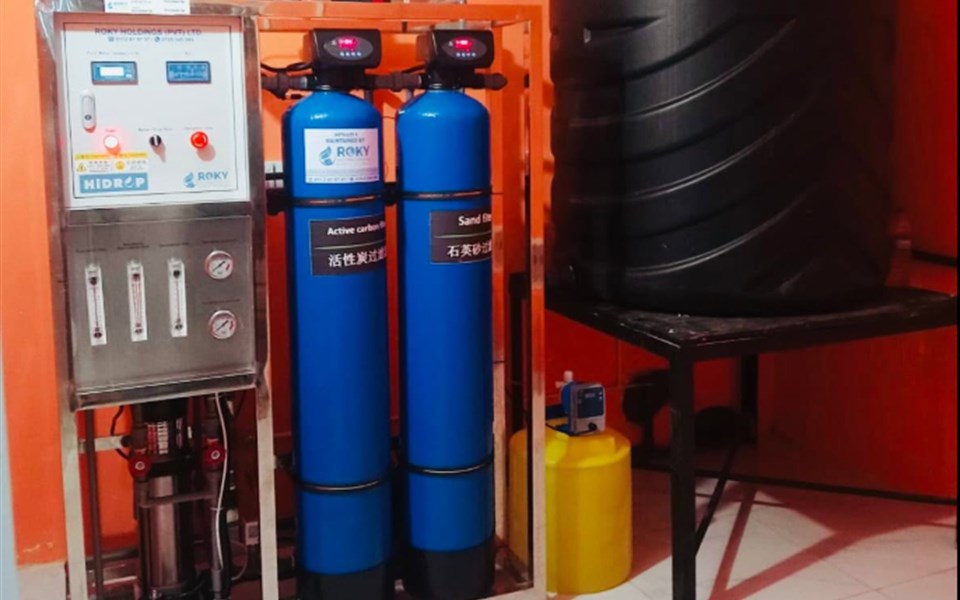 Sri Lanka · 0.5 t/h RO water treatment system