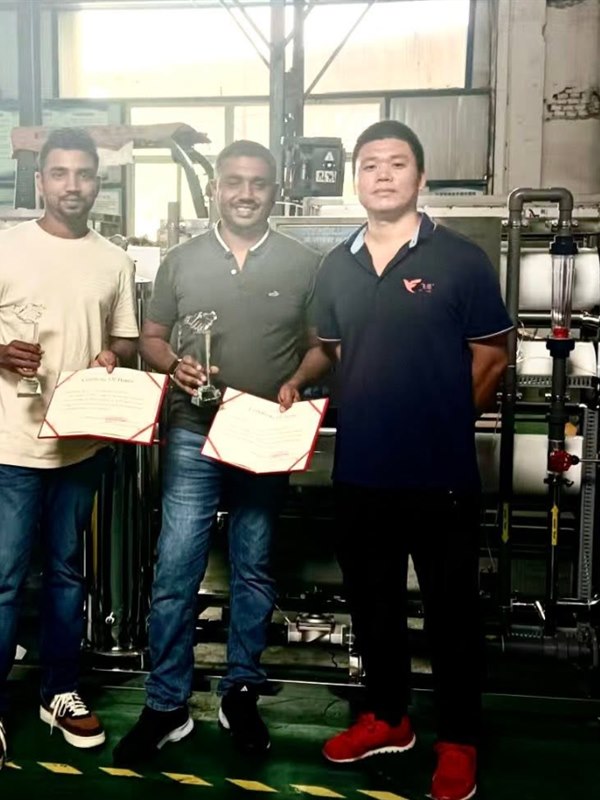 Certificates awarded after training